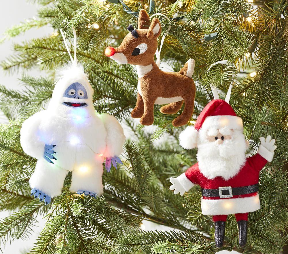 Light Up Rudolph the Red Nosed Reindeer Ornaments Pottery Barn Kids Australia